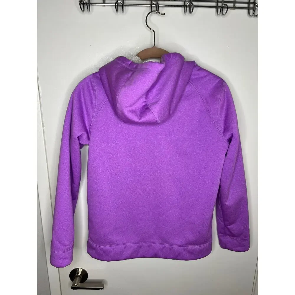 Lands' End Girls Sherpa Fleece Lined Jacket Purple ~ Size XL (14/16)